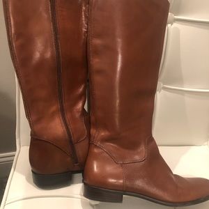 Like new Cognac Leather Ciao Bella Riding boots